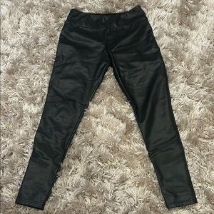 Nordstrom Black Faux Leather Leggings
